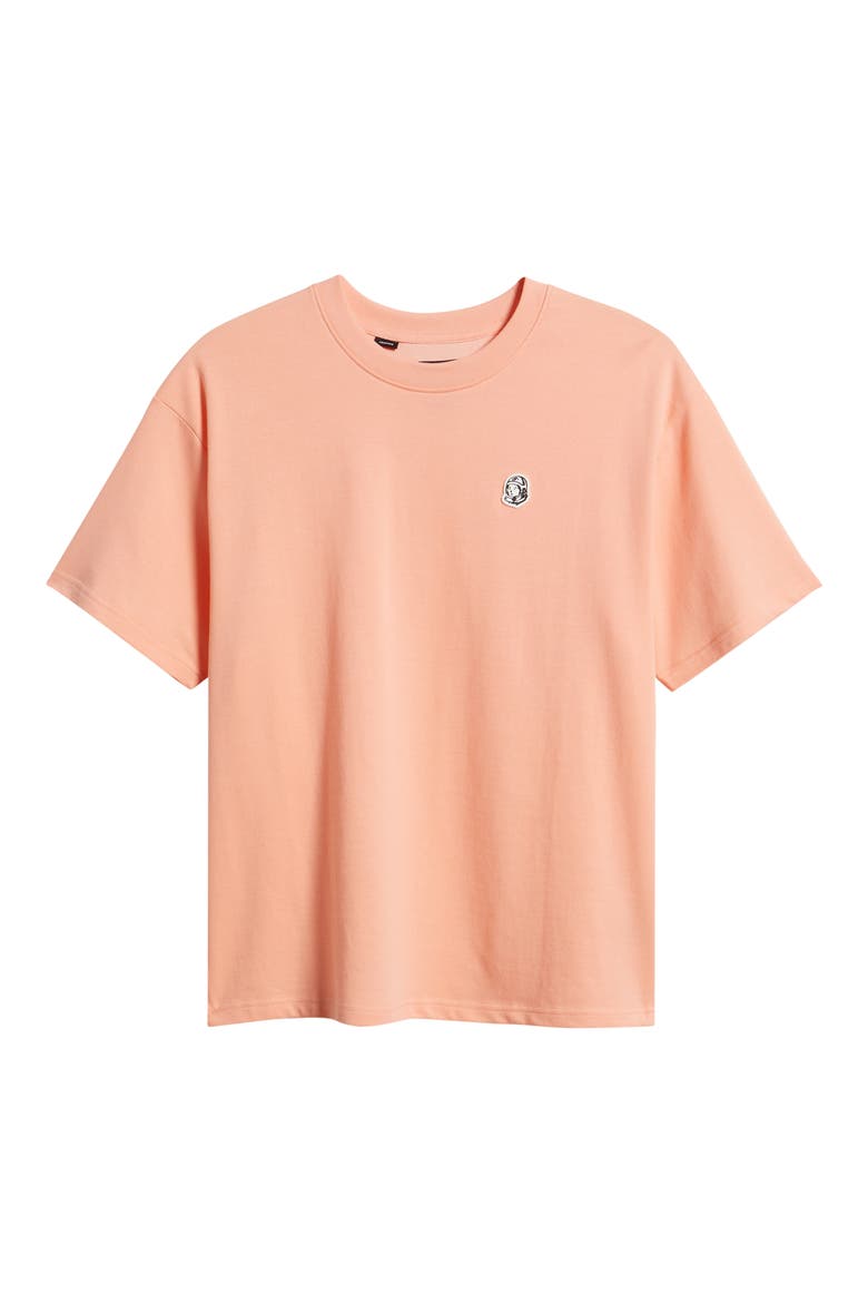 Atom Cotton T-Shirt, Alternate, color, PEACH AMBER