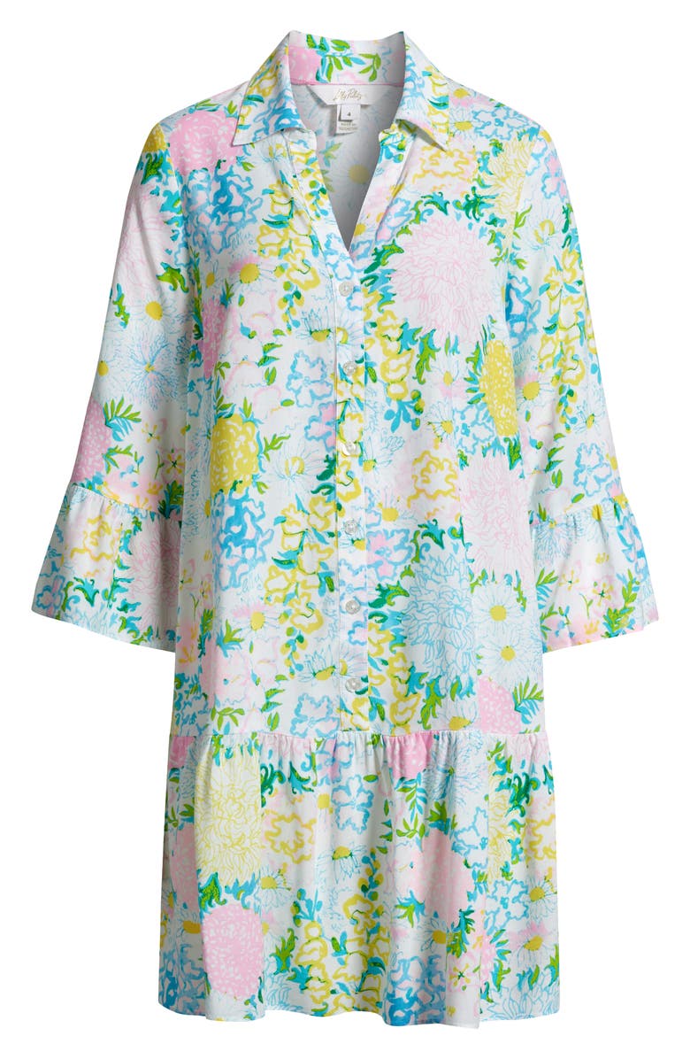 Lilly Pulitzer<sup>®</sup> Rayanna Floral Print Tunic Dress, Main, color, Multi Lilly Garden