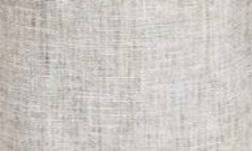 14th & Union Elastic Waist Linen Blend Trim Fit Pants In Olive Night- White Eoe