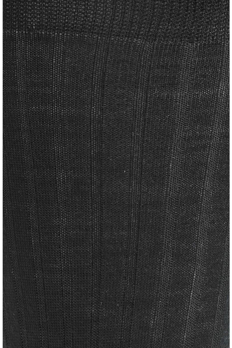 Ribbed Wool Blend Socks, Alternate, color, NAVY