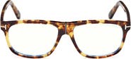 TOM FORD 56mm Pilot Blue Light Blocking Glasses