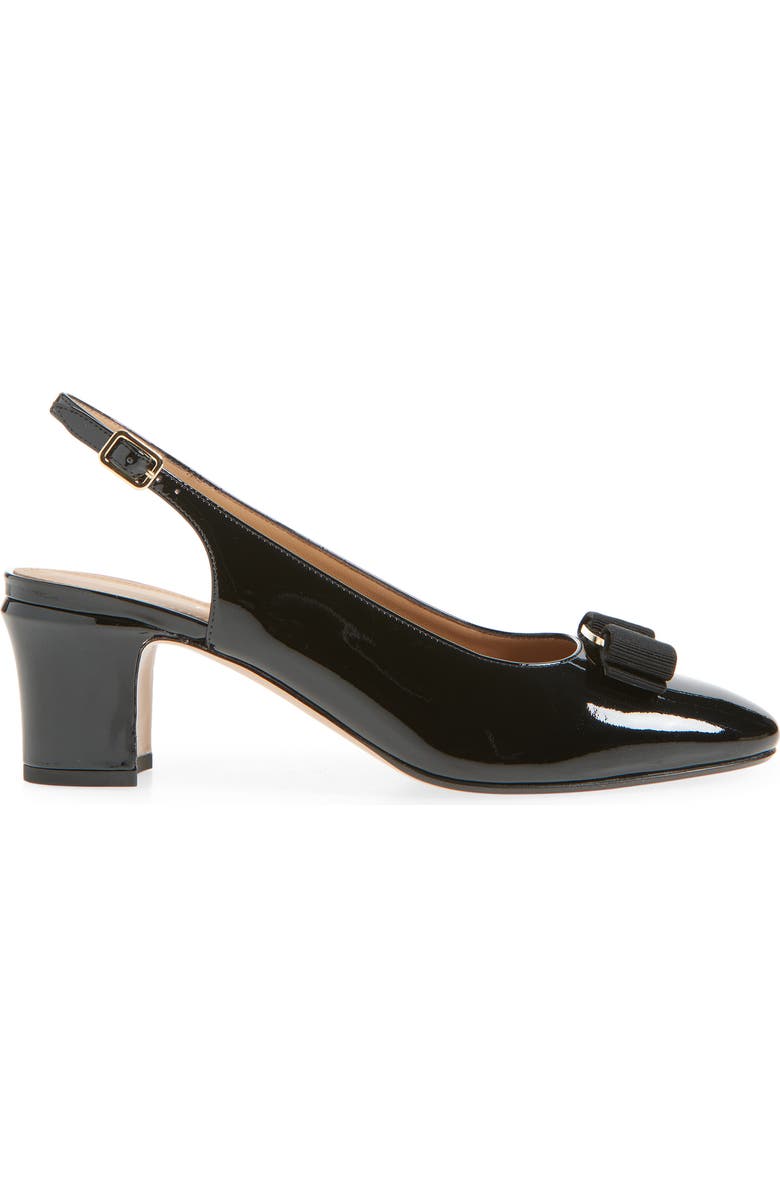 FERRAGAMO Vetty Slingback Pump, Alternate, color, Nero Biscotto