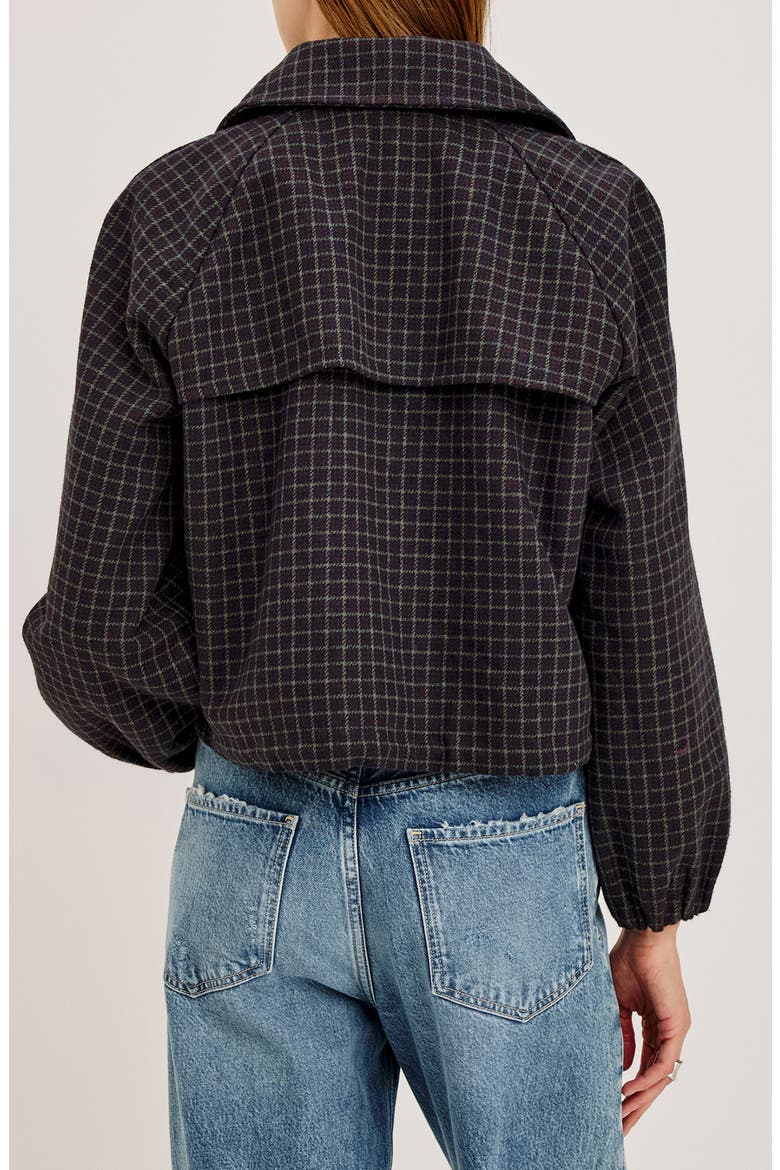 North Plaid Jacket, Alternate, color, MULBERRY CHECK