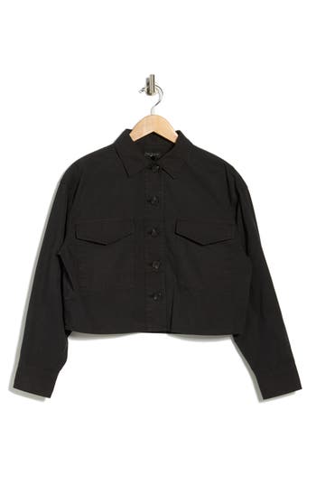 Rag & Bone Ramona Shirt Jacket In Black