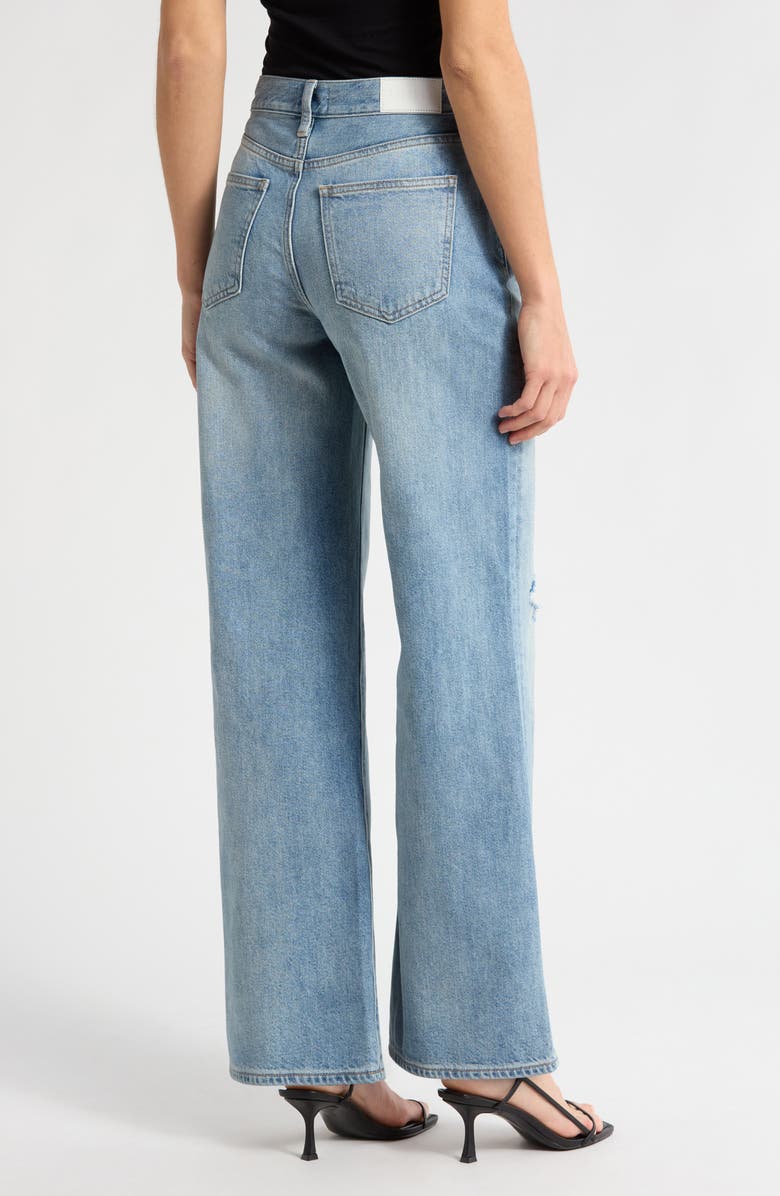 Pistola Hendrix High Waist Wide Leg Jeans, Alternate, color, Apprentice Distress