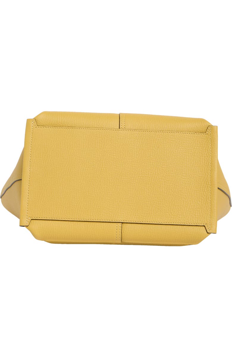 Longchamp Medium Leather Handbag, Alternate, color, Yellow