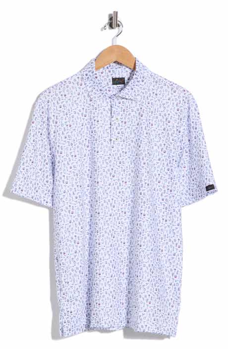 Greg Norman Americana Drinks Knit Polo