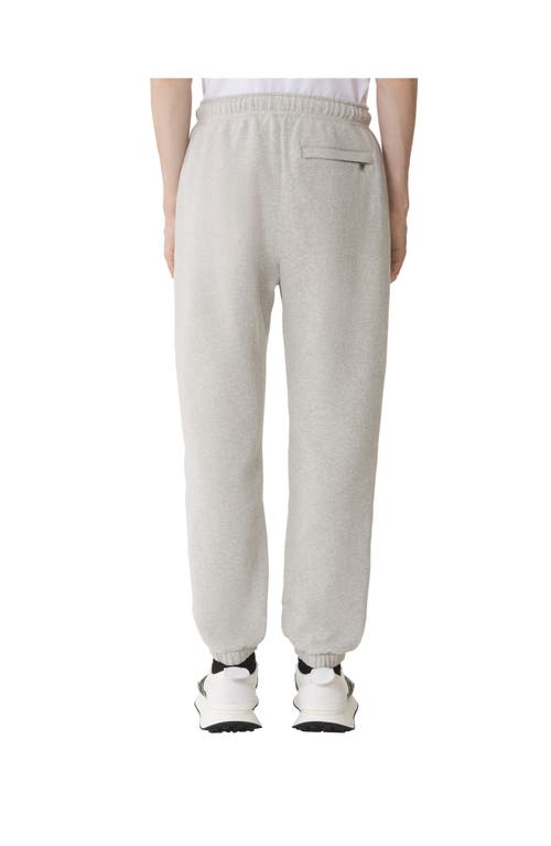 Lanvin Cotton Fleece And Cashmere Jogging Pants In Gray
