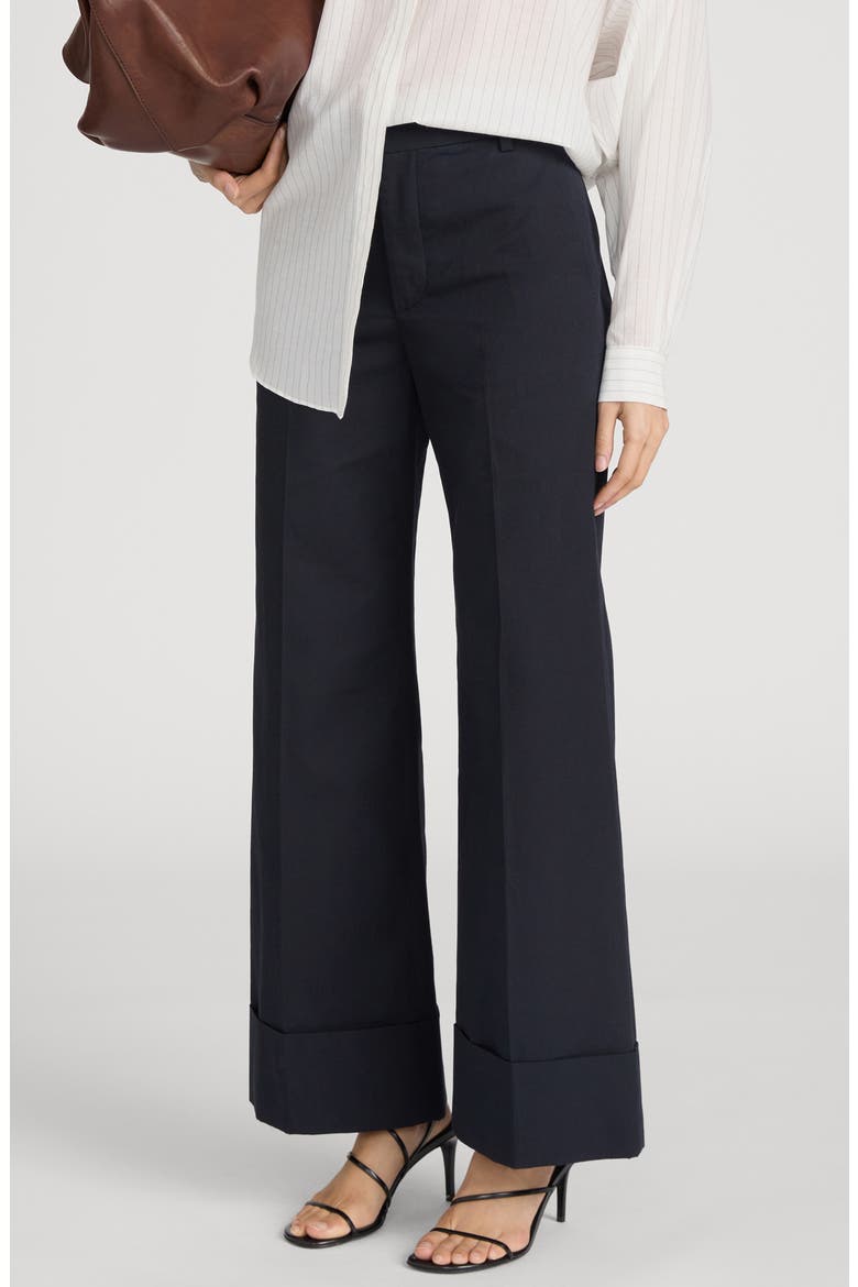 The Slim Fit Palazzo Pants, Alternate, color, NAVY