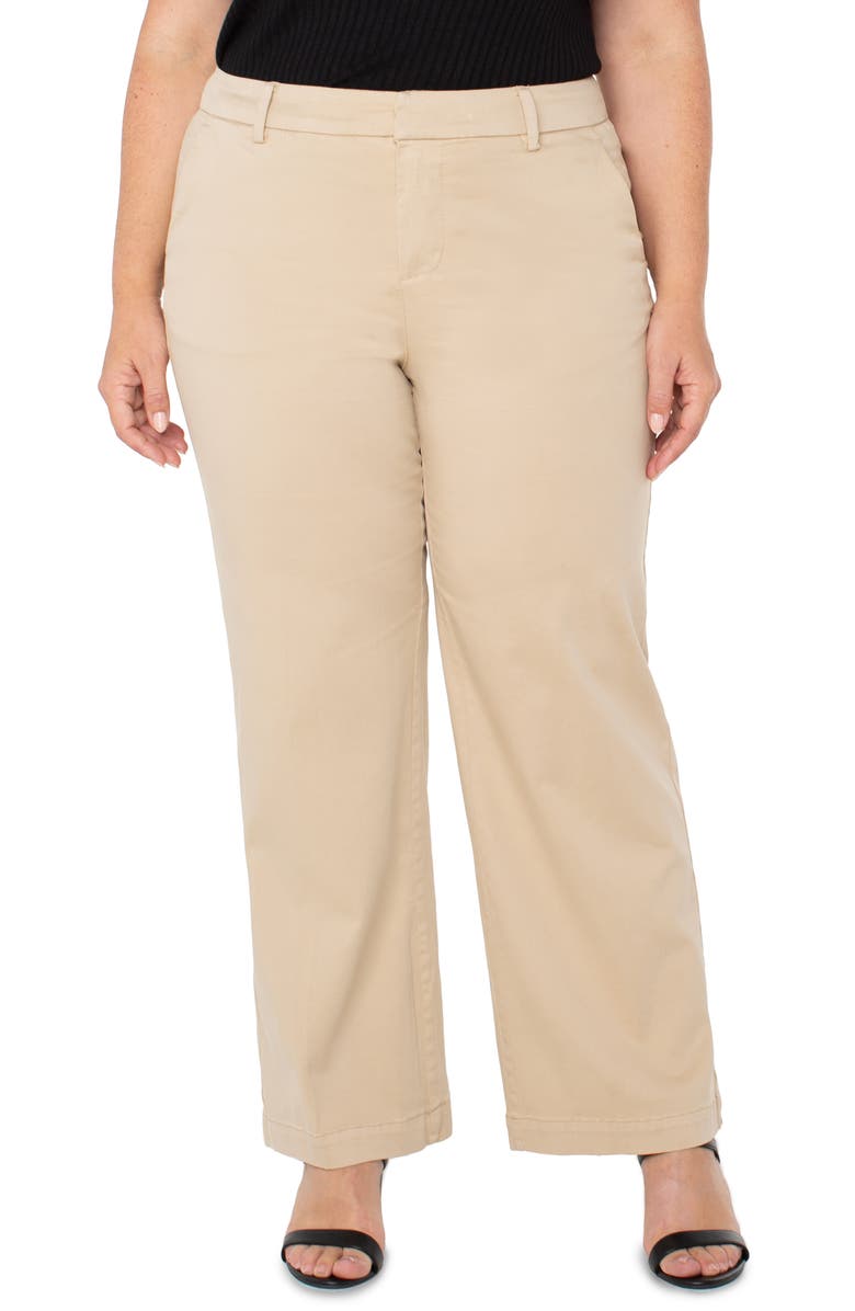 Liverpool Los Angeles Kelsey Wide Leg Knit Pants, Main, color, 