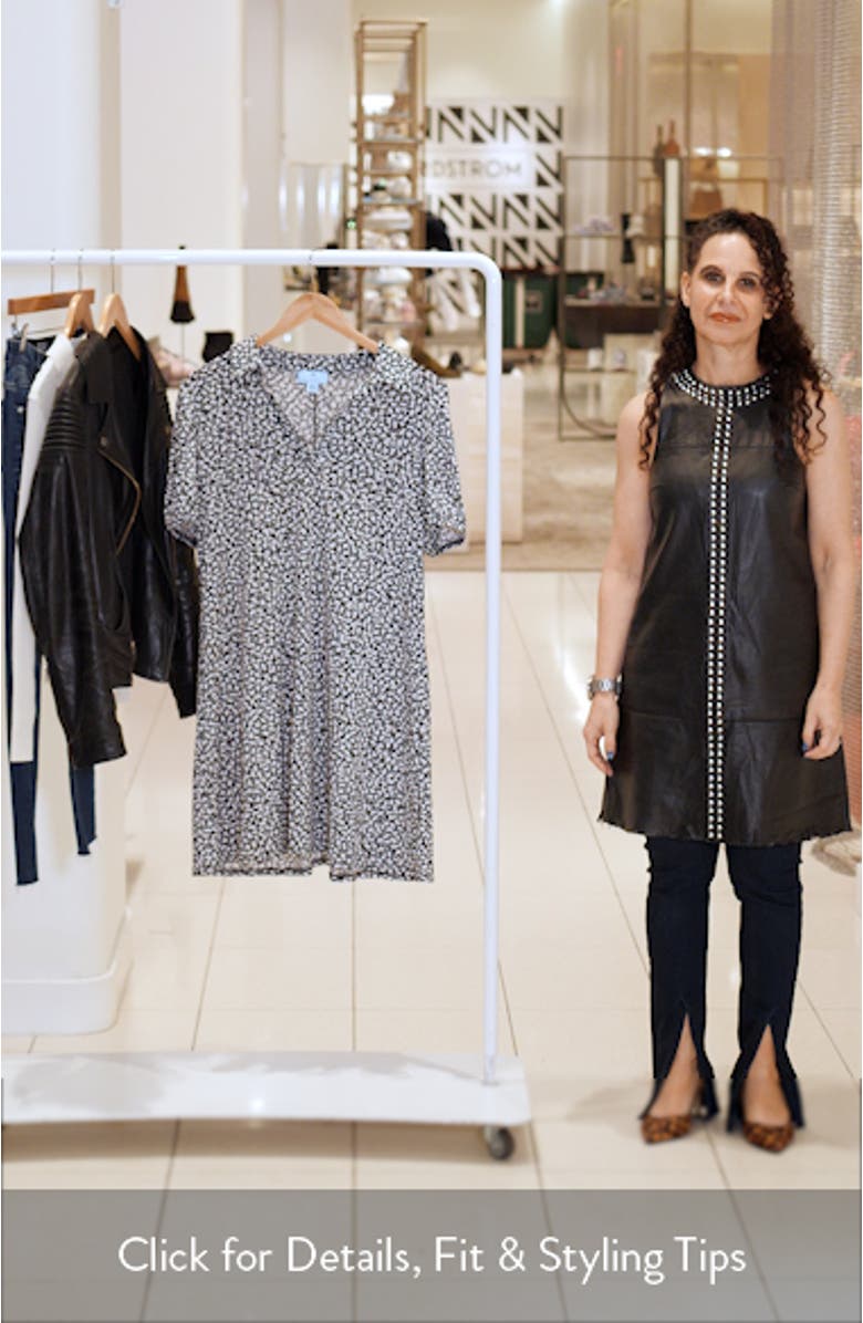 Puff Sleeve Knit Polo Dress, sales video thumbnail