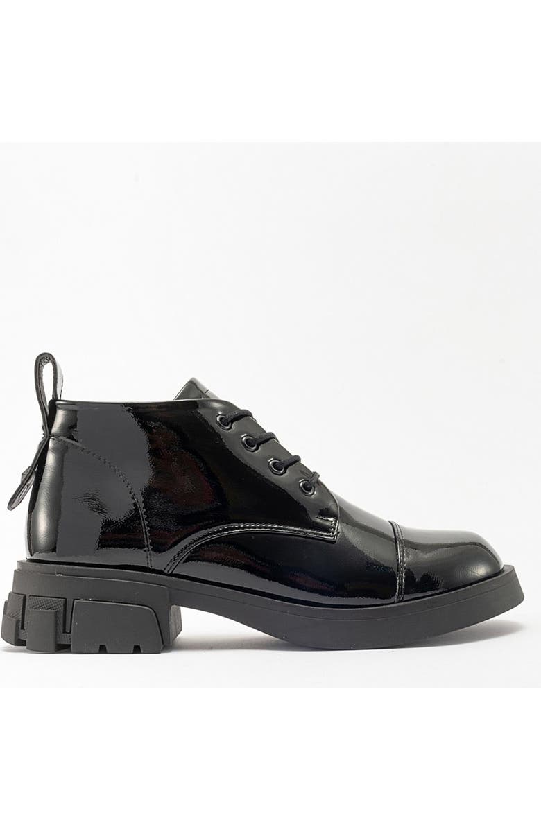 Prologue Shoes Lagom Patent Boot, Alternate, color, Black Patent Faux Leather