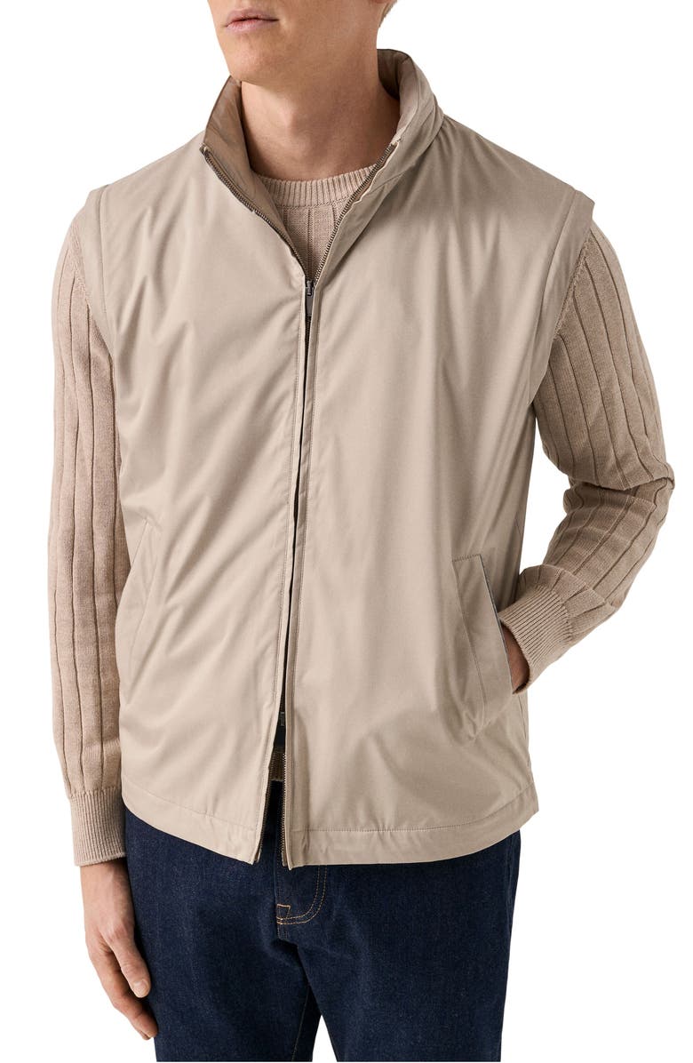 Eton 3-in-1 Water Repellent Jacket, Main, color, Light Beige
