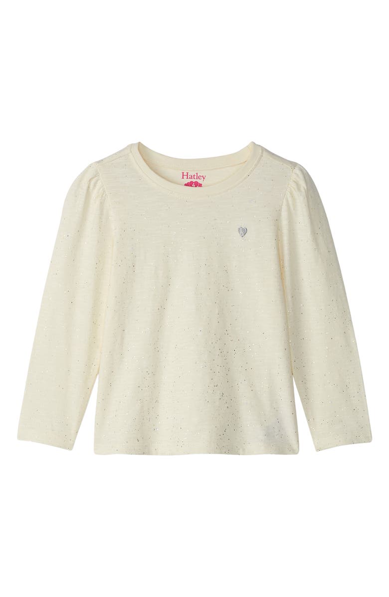 Hatley Kids' Silver Hot Melt Puff Sleeve T-Shirt, Main, color, Cami Lace