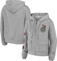 WEAR by Erin Andrews Women's WEAR by Erin Andrews Heather Gray Tampa Bay Buccaneers Full-Zip Hoodie