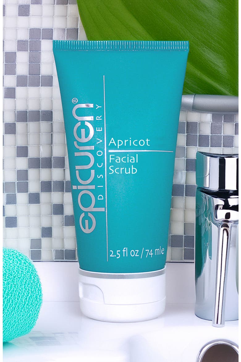 Apricot Facial Scrub, Alternate, color, Brown