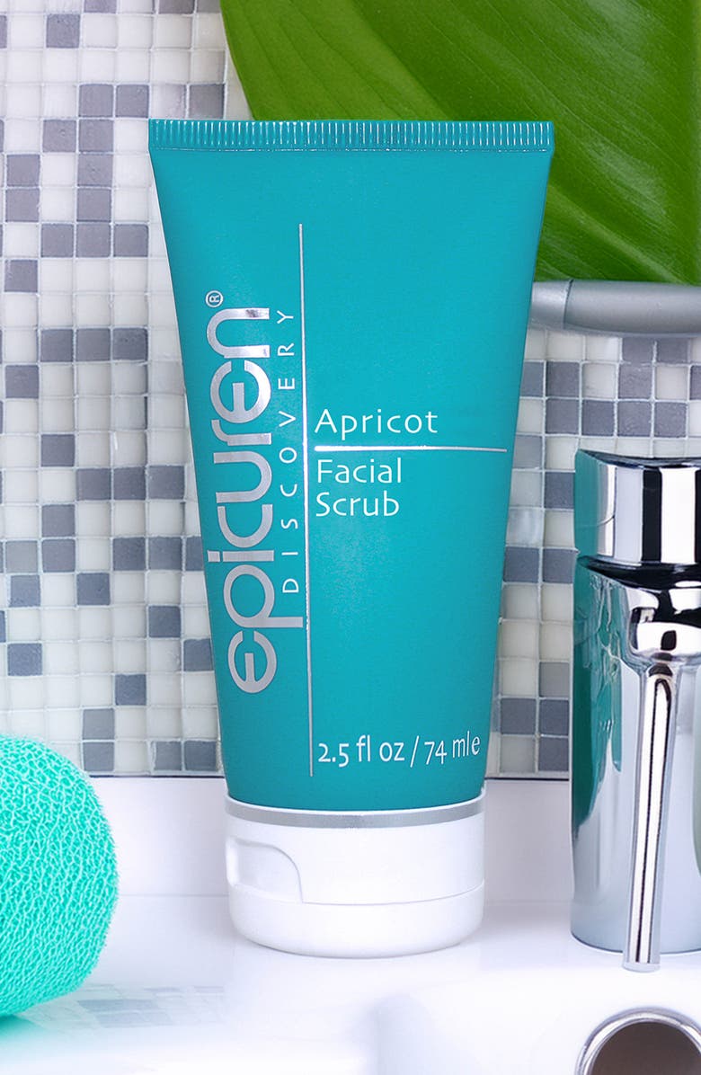 Epicuren Discovery Apricot Facial Scrub, Alternate, color, Brown
