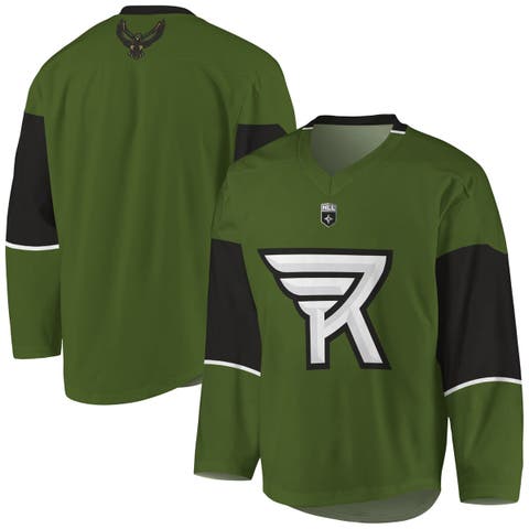 Youth Green/Black Rochester Knighthawks Replica Jersey
