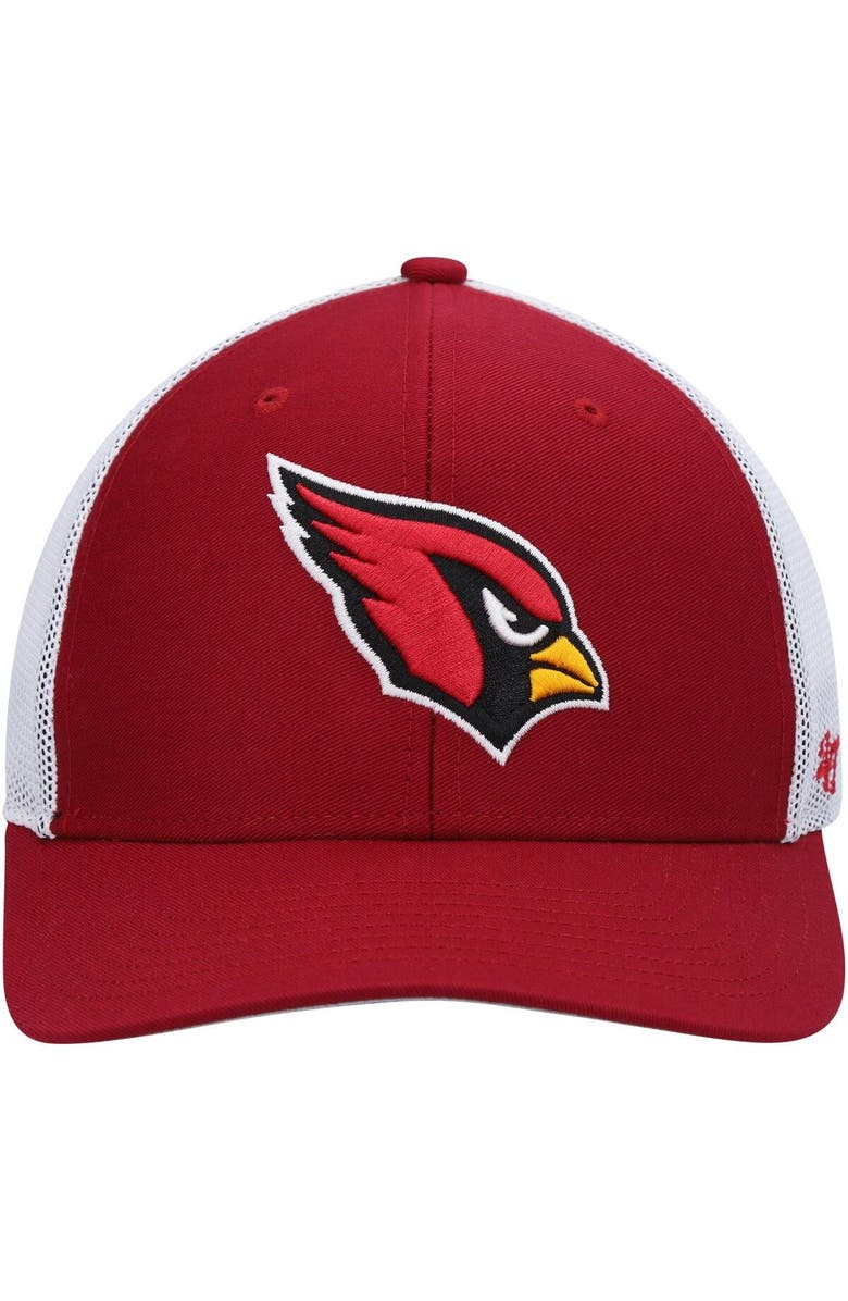'47 Men's '47 Cardinal/White Arizona Cardinals Trophy Trucker Flex Hat, Alternate, color, Cardinal