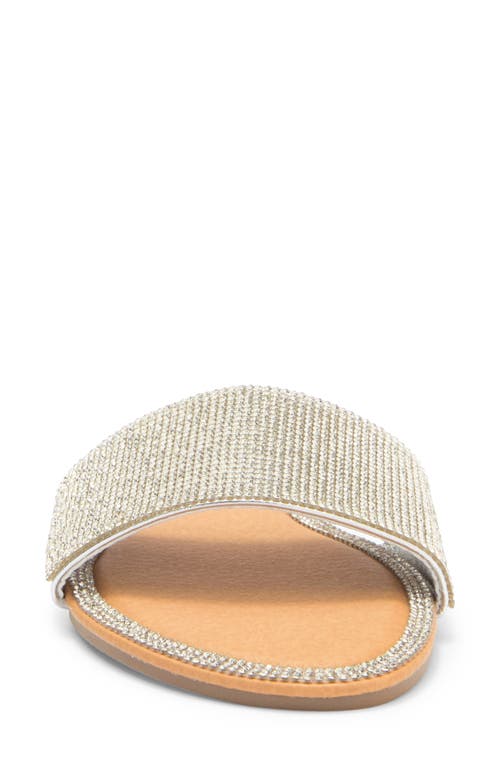 Wild Diva Lounge Roo Rhinestone Slide Sandal