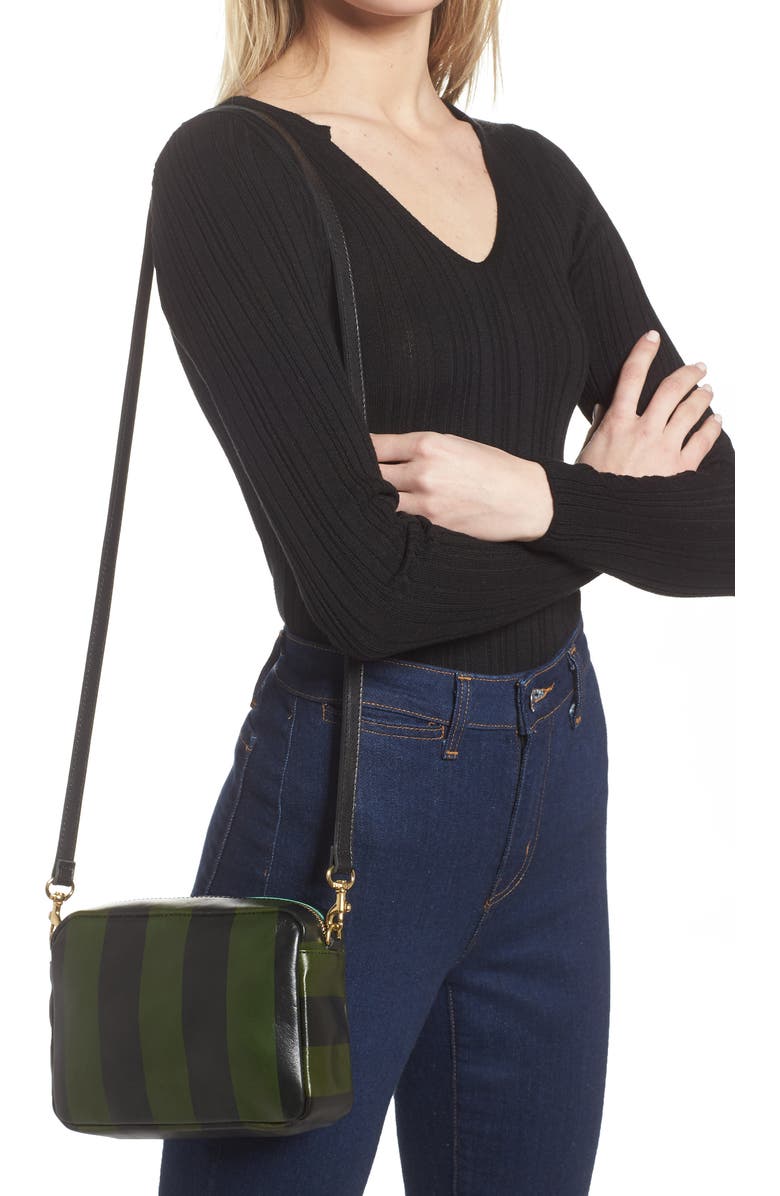 Clare V. Midi Sac Leather Crossbody Bag, Alternate, color,