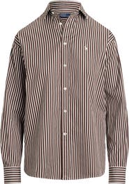 Polo Ralph Lauren Stripe Relaxed Fit Cotton Button-Up Shirt