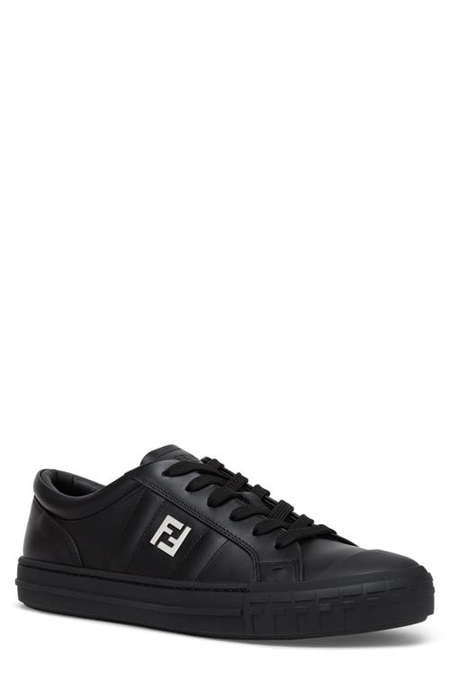 Shop Fendi Domino Sneaker In F0qa1 Nero