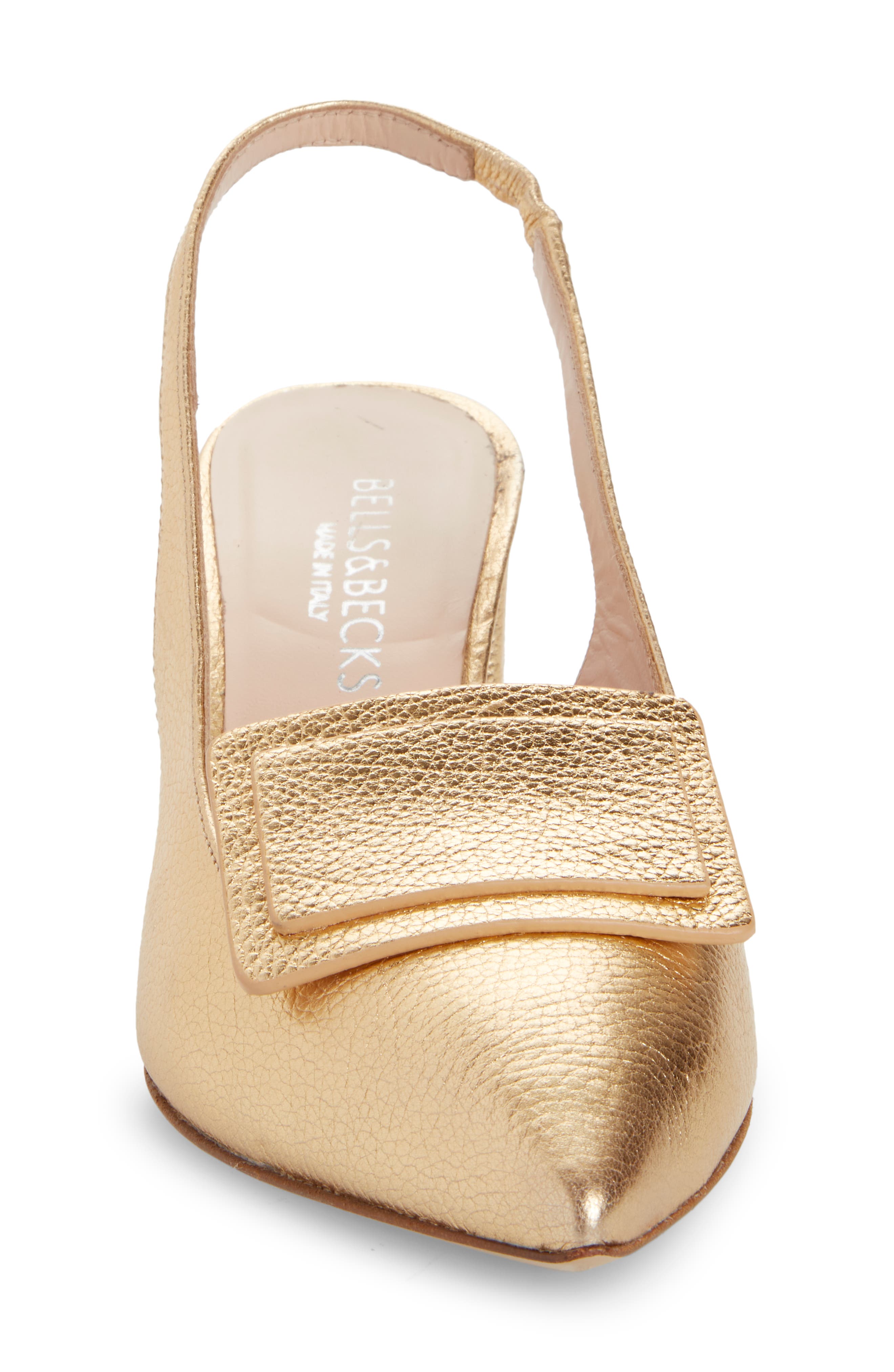 Luna Slingback Pump, Alternate, color, GOLD