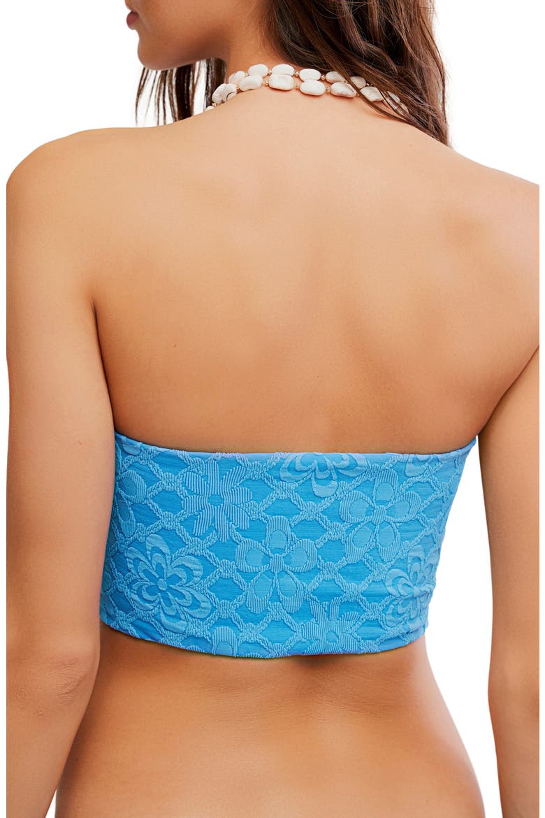 Lola Strapless Bandeau Bikini Top, Alternate, color, BONNIE BLUE