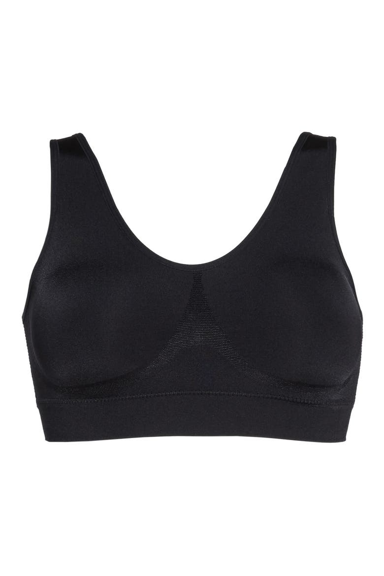 B-Smooth® Seamless Bralette, Alternate, color, BLACK