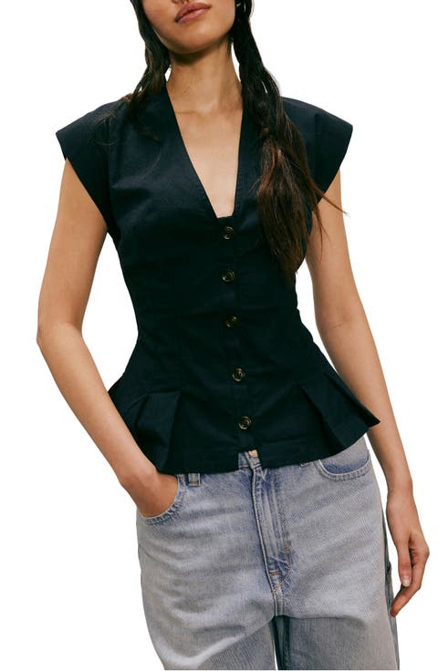 Dylan Peplum Vest