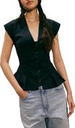 Free People Dylan Peplum Vest