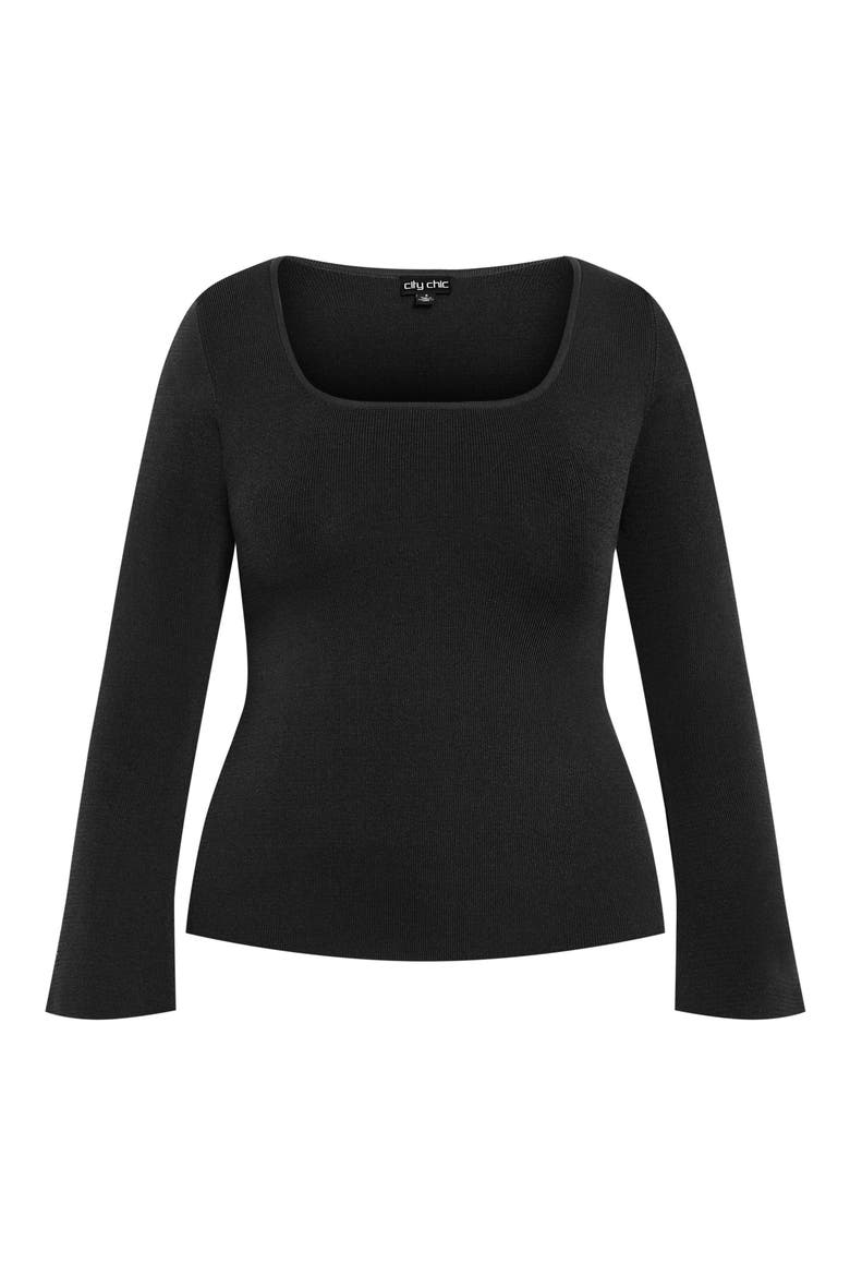 Brooklyn Rib Sweater, Alternate, color, BLACK
