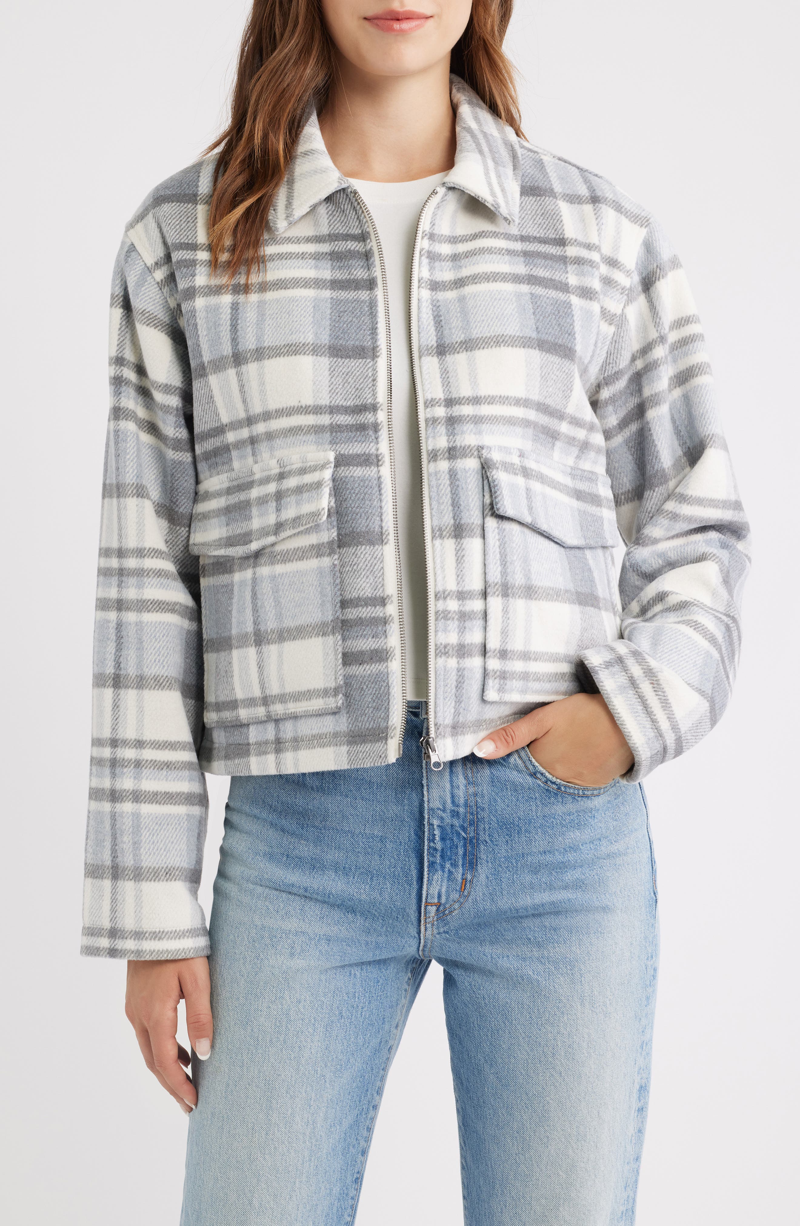 GREY PLAID