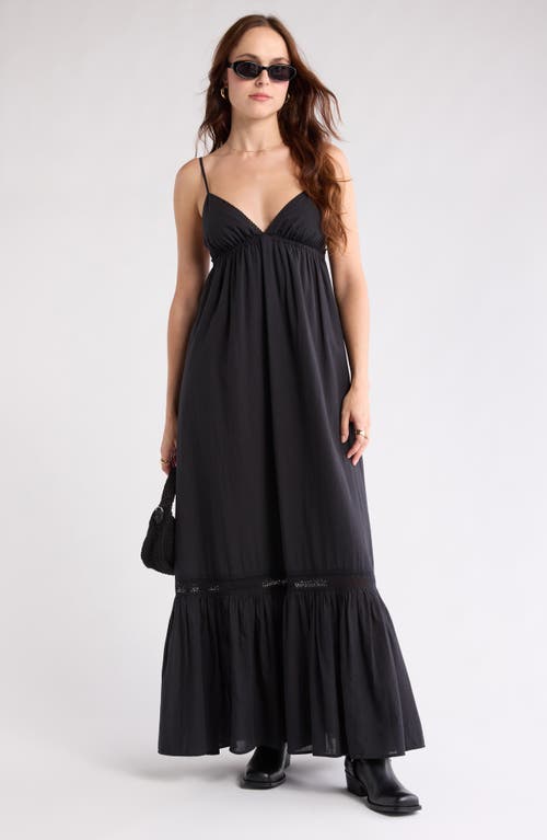 Abound Cotton Maxi Dress In Black