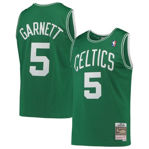 Men's Mitchell & Ness Kevin Garnett Kelly Green Boston Celtics Hardwood Classics Swingman Jersey
