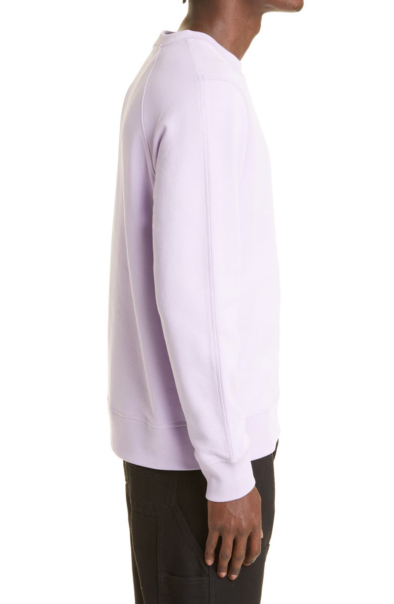 2 Moncler 1952 Men's Felt Logo Patch Crewneck Sweatshirt, Alternate, color, 