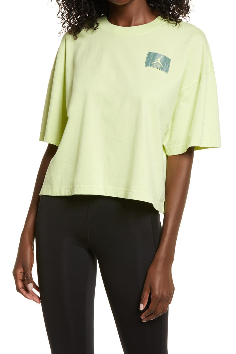 Nike Jordan Flight Essentials T-Shirt, Main, color, LIMELIGHT
