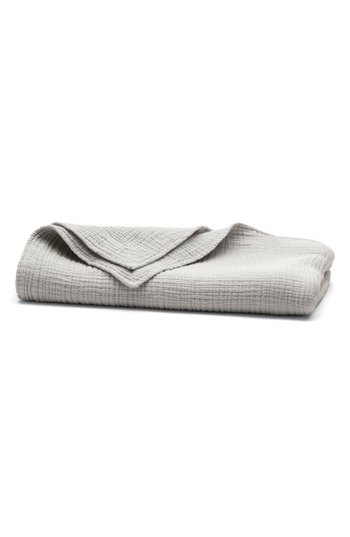 Boll & Branch Dream Throw Blanket In Mist