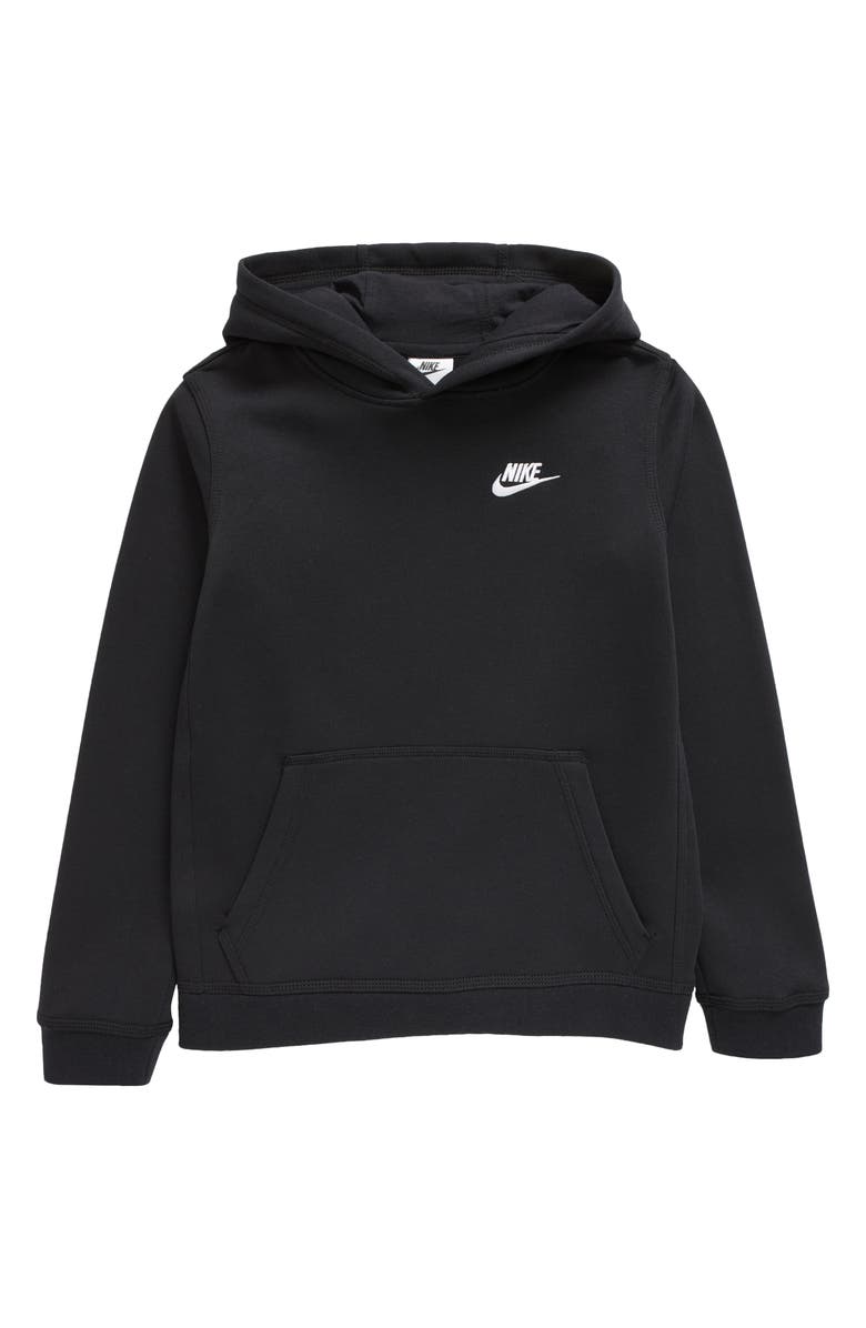 Nike Kids' Embroidered Logo Hoodie, Alternate, color,