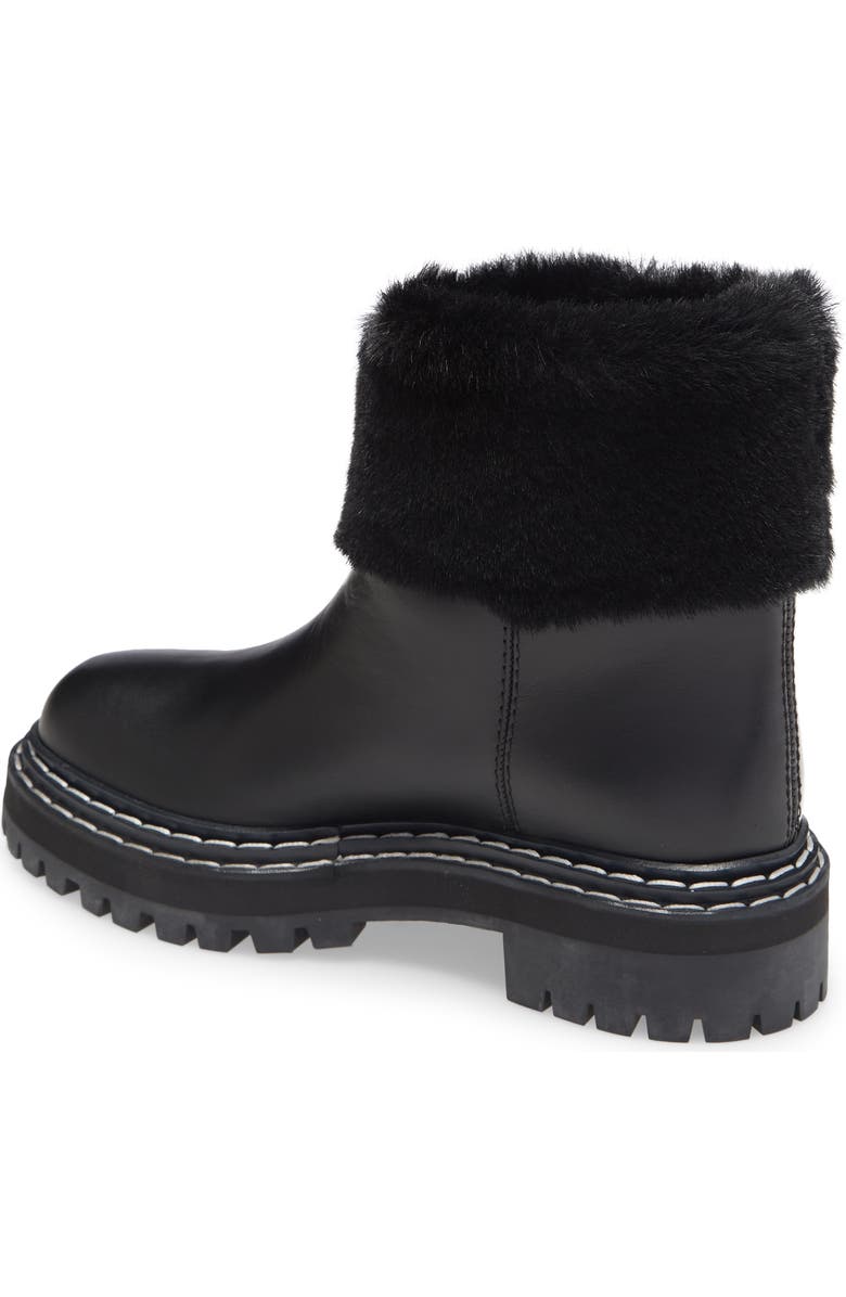 Proenza Schouler Genuine Shearling Lined Boot, Alternate, color,
