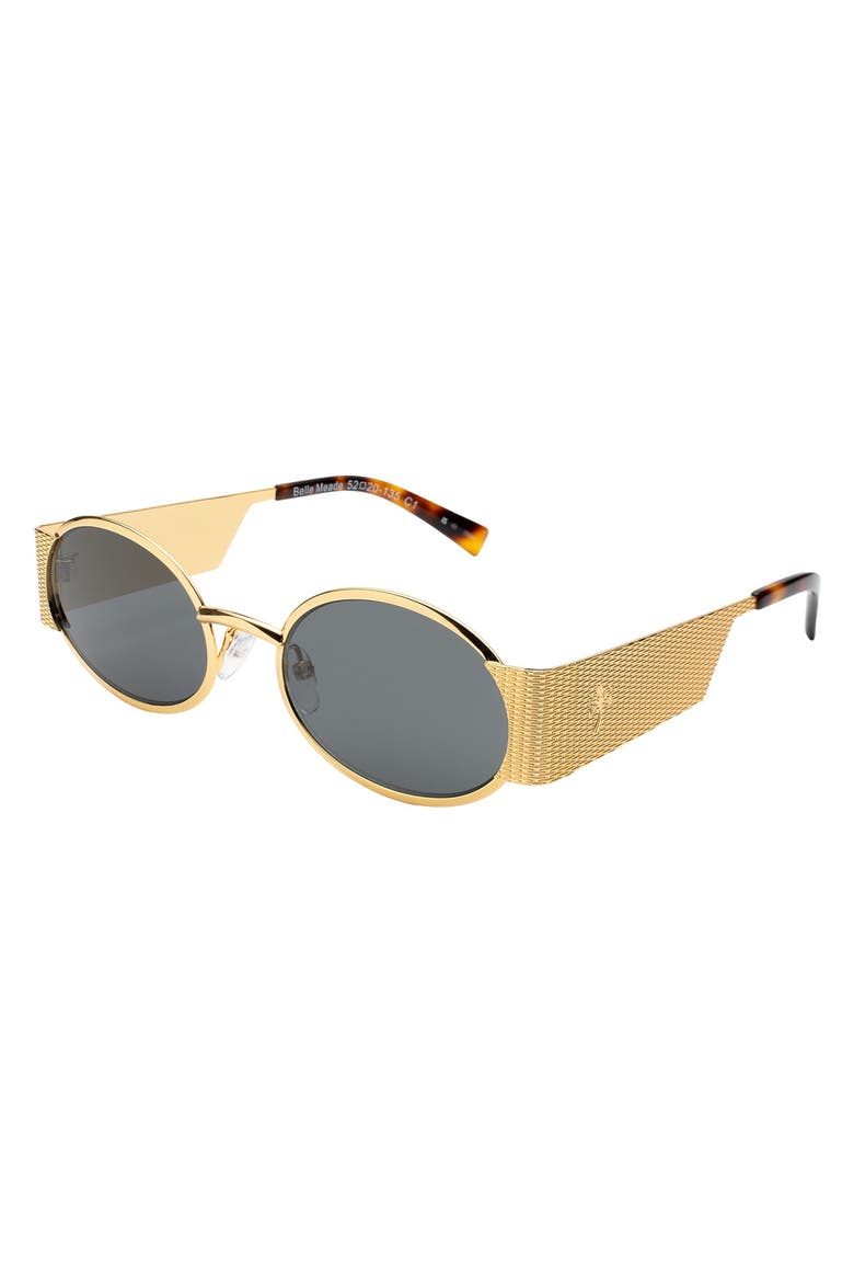 Belle Meade Sunglasses, Alternate, color, Gold Havana / Grey