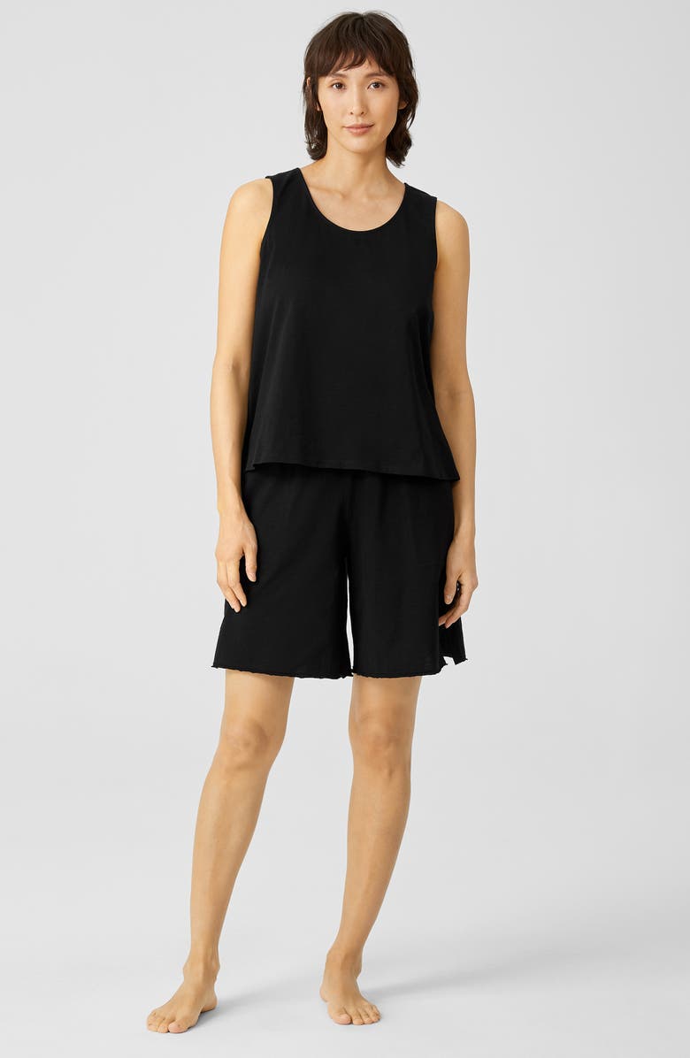 EILEEN FISHER SLEEP Organic Cotton Sleep Shorts, Alternate, color, 