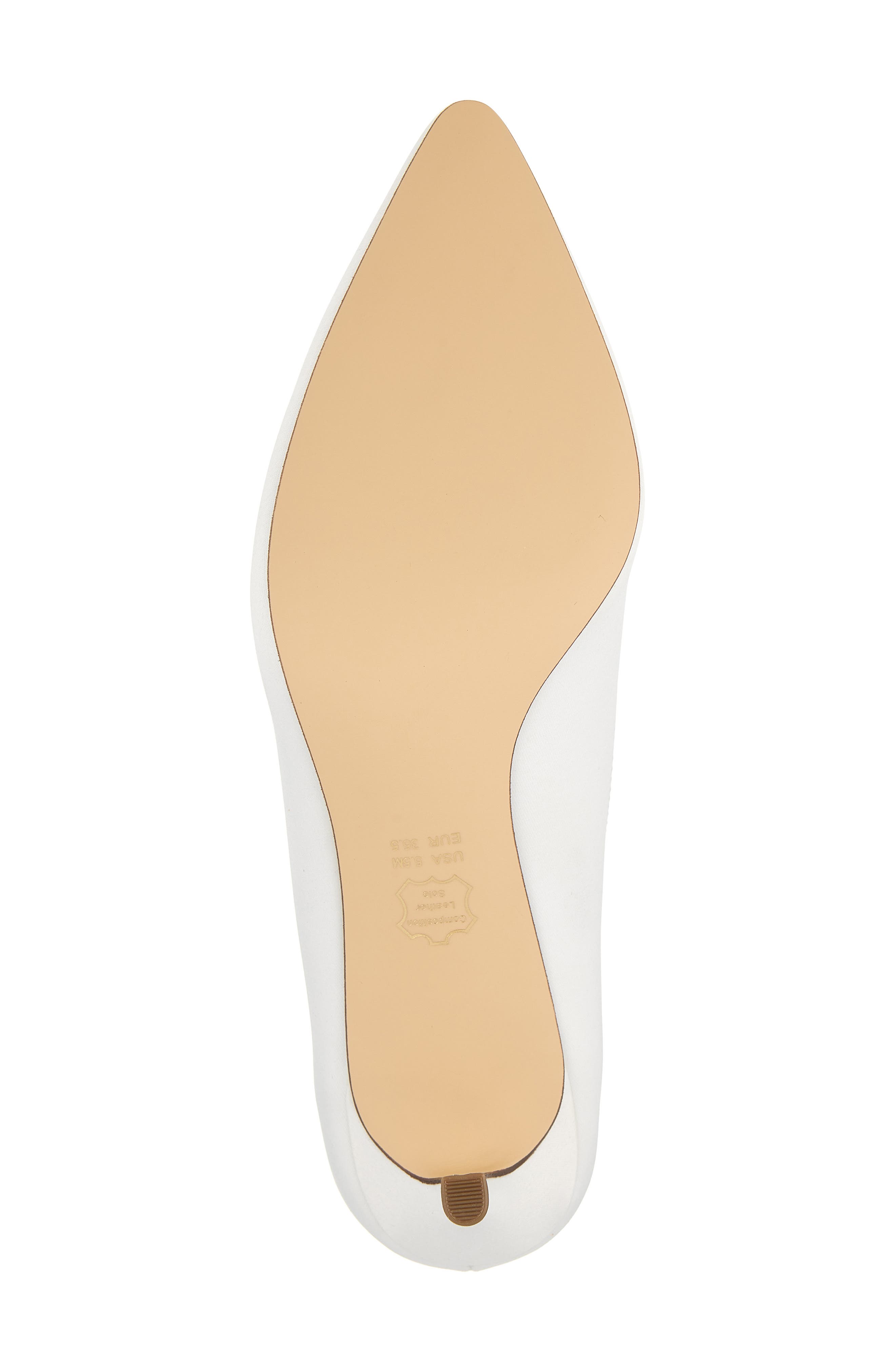 Nina Pointed Toe Pump, Alternate, color, Ivory