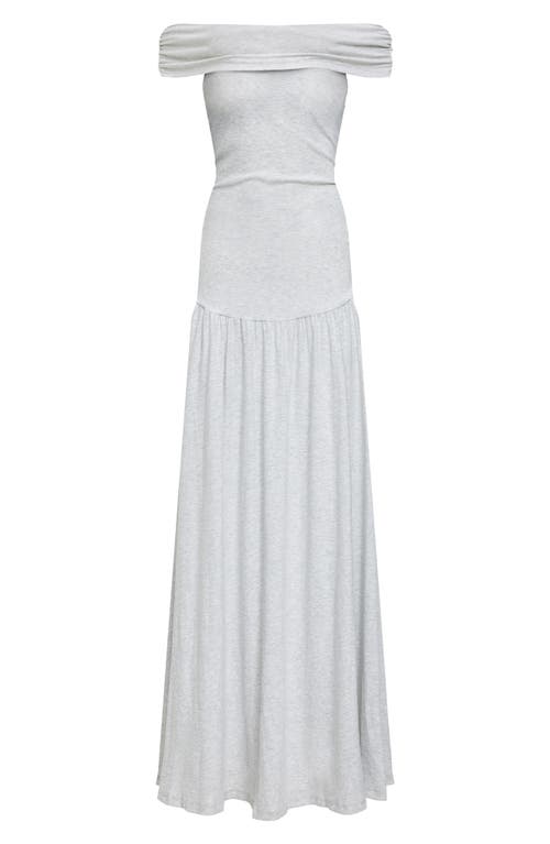 Lioness Field Of Dreams Off The Shoulder Maxi Dress In White
