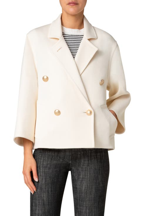 Amazon.com: LMSXCT Women Winter Wool Blend Belted Long Pea