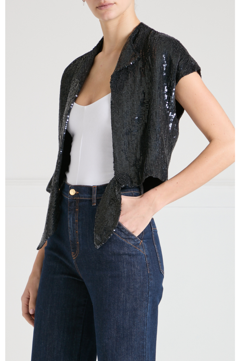 Filigree Jacket, Alternate, color, Black