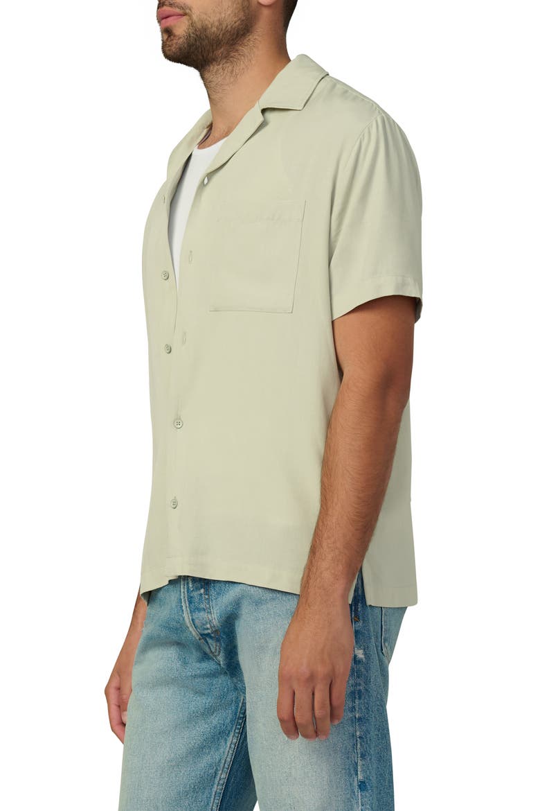 Viscose Camp Shirt, Alternate, color, SAGE