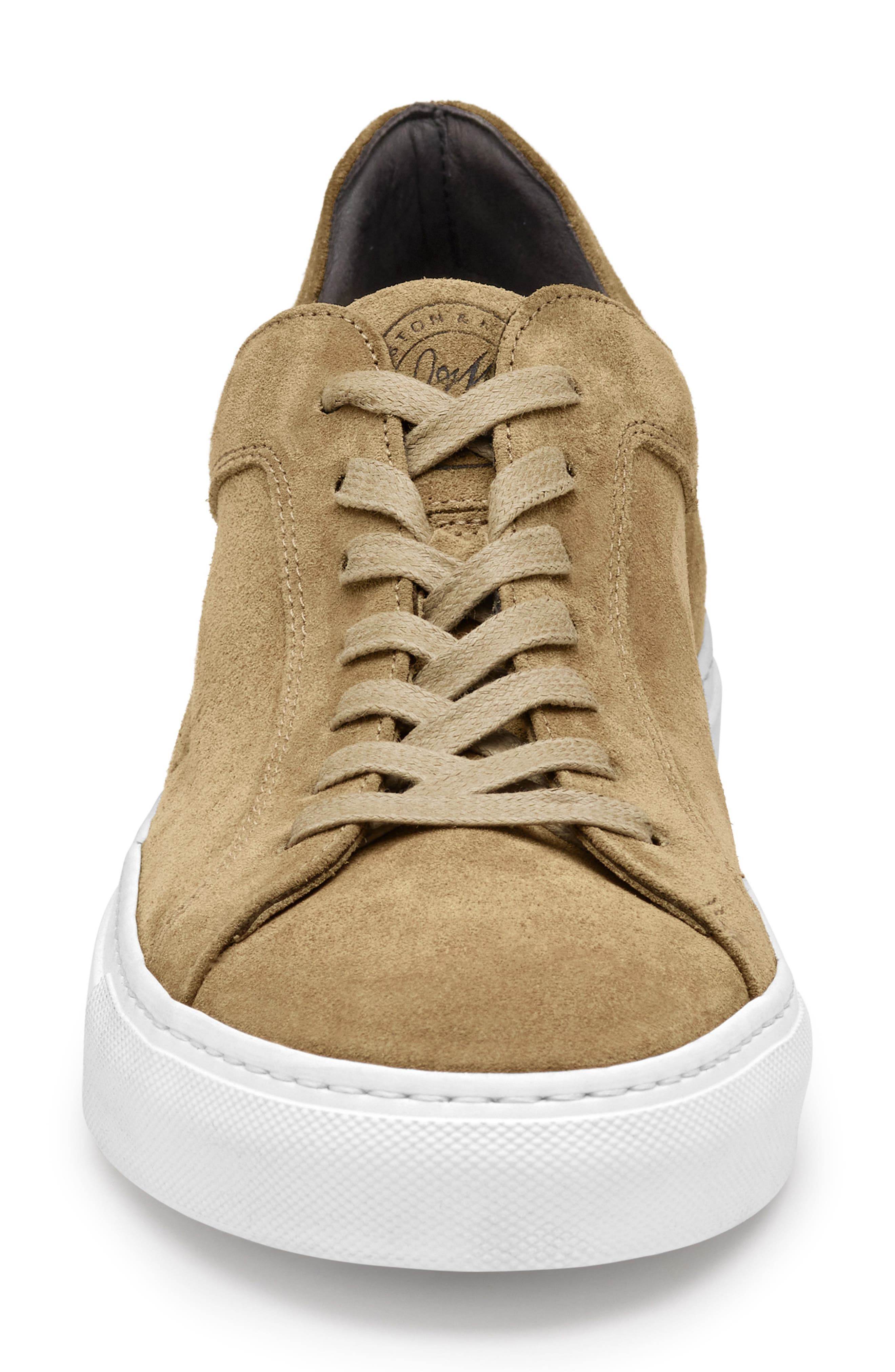 Johnston 
Murphy Jared Lace-to-Toe Sneaker, Alternate, color, Taupe Italian Suede