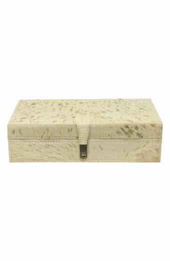 Speckle Goat Hair Box